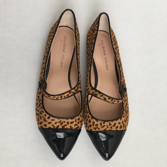 Sole Society Shoes - Pointed toe leopard flats